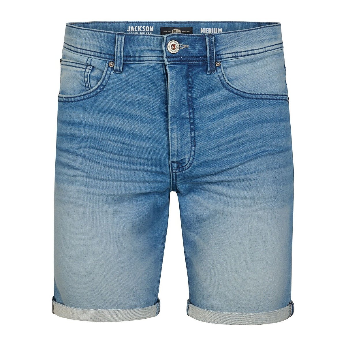 Slim short in jeans