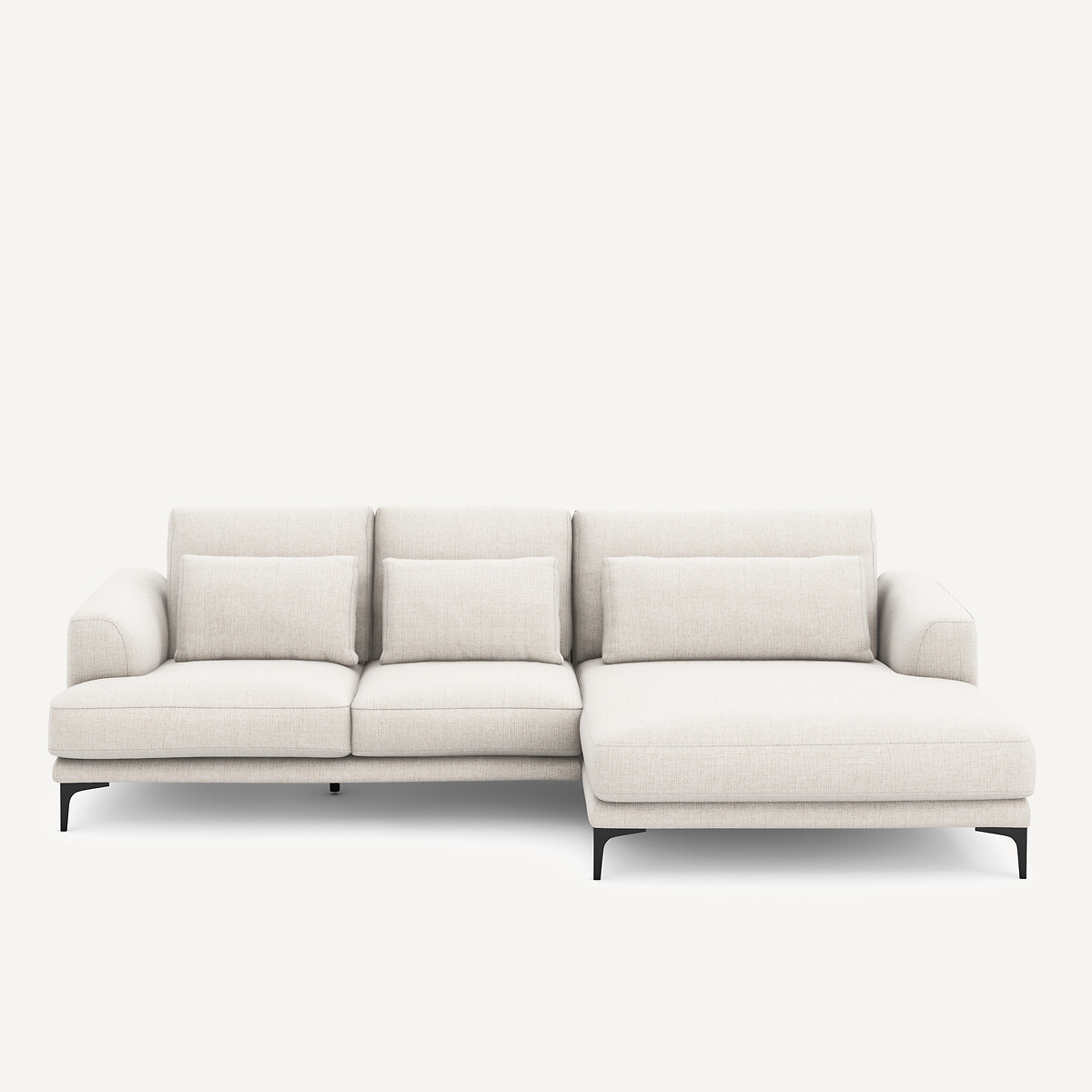 AM.PM Hoekbank met rechts XL longchair, in Jasper-stof, MARSILE