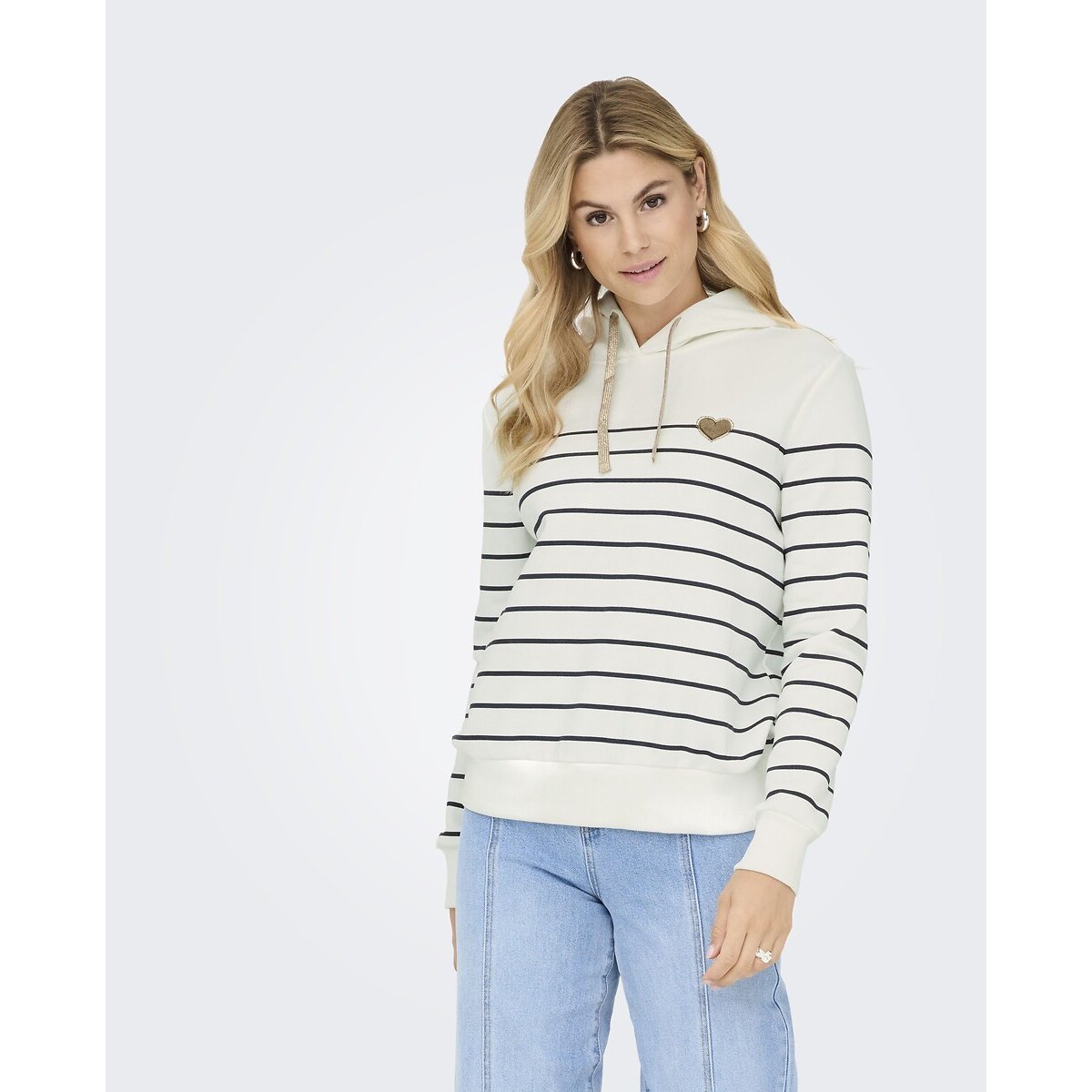 Only Gestreepte Hoodie