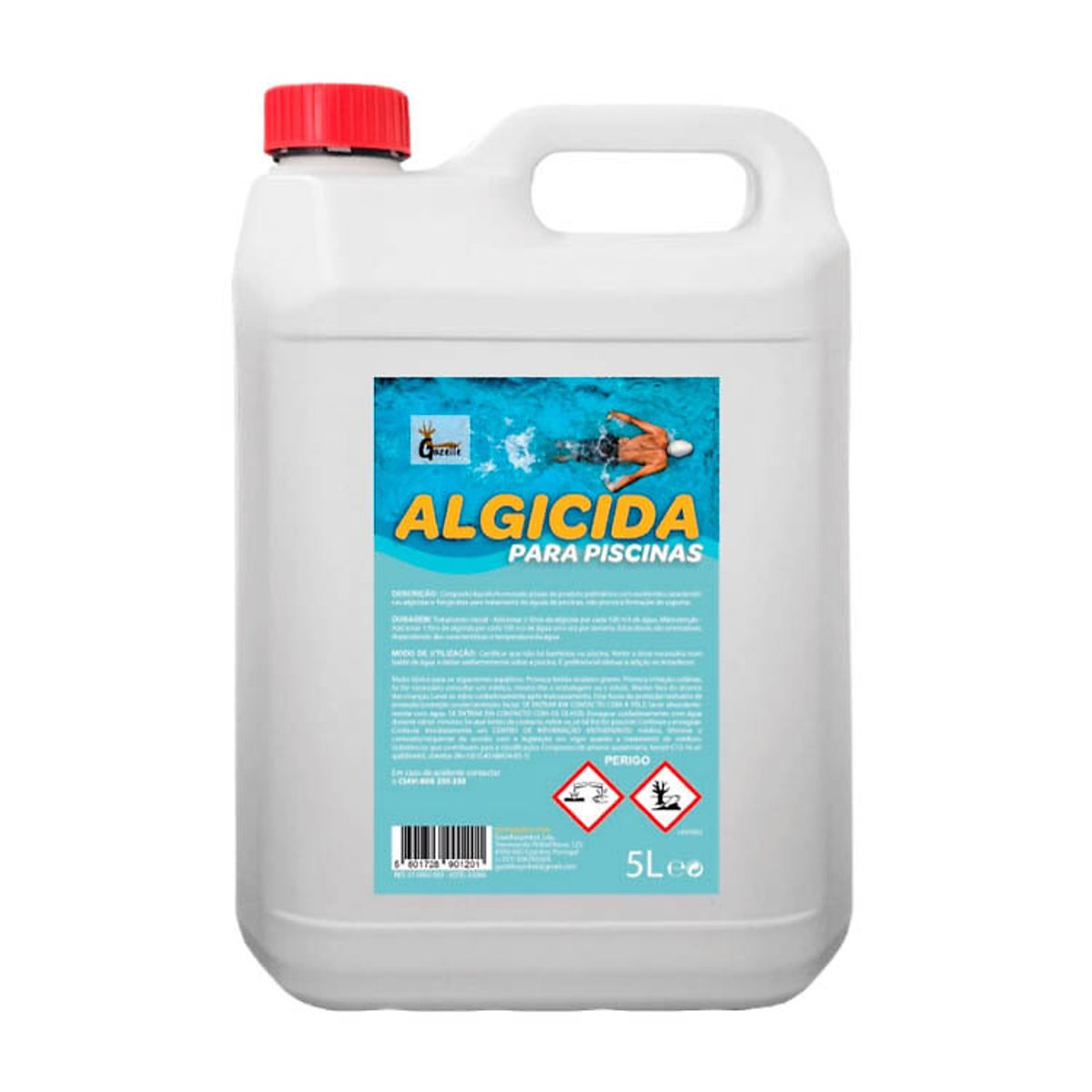 Algicida tratamento anti algas para piscina, GAZELLESYMBOL, Gazellesymbol