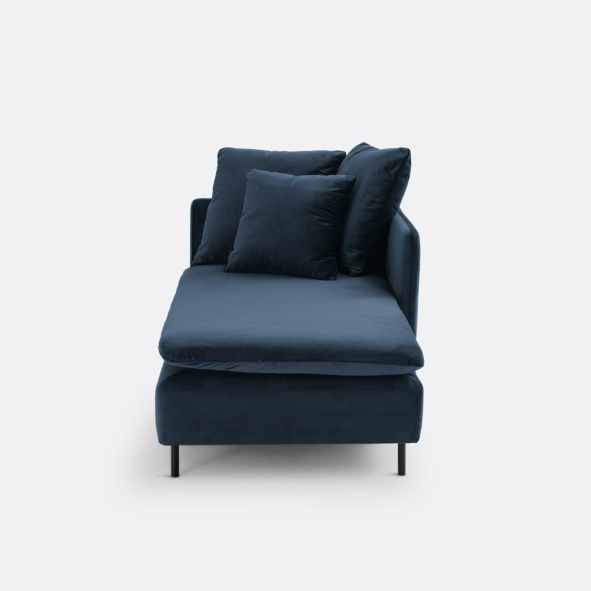 Méridienne Modulable, En Velours, Profondeur 179 Cm, IVETE — vue 3
