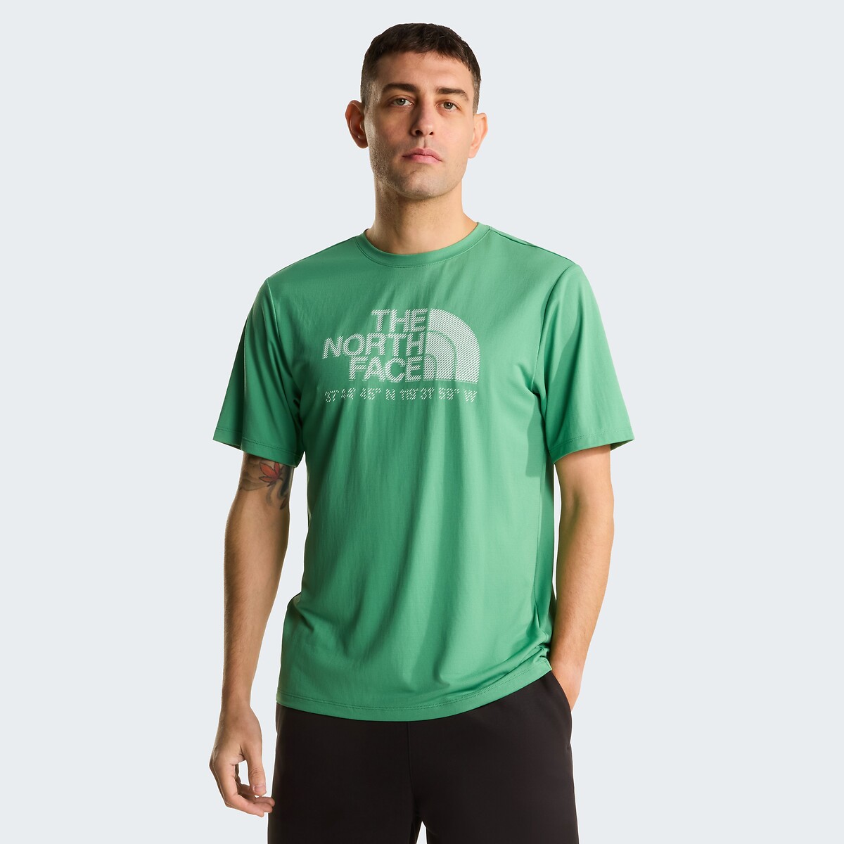 The North Face Graphic Reg Polyester Short Sleeve T-Shirt Men's Green Medium
