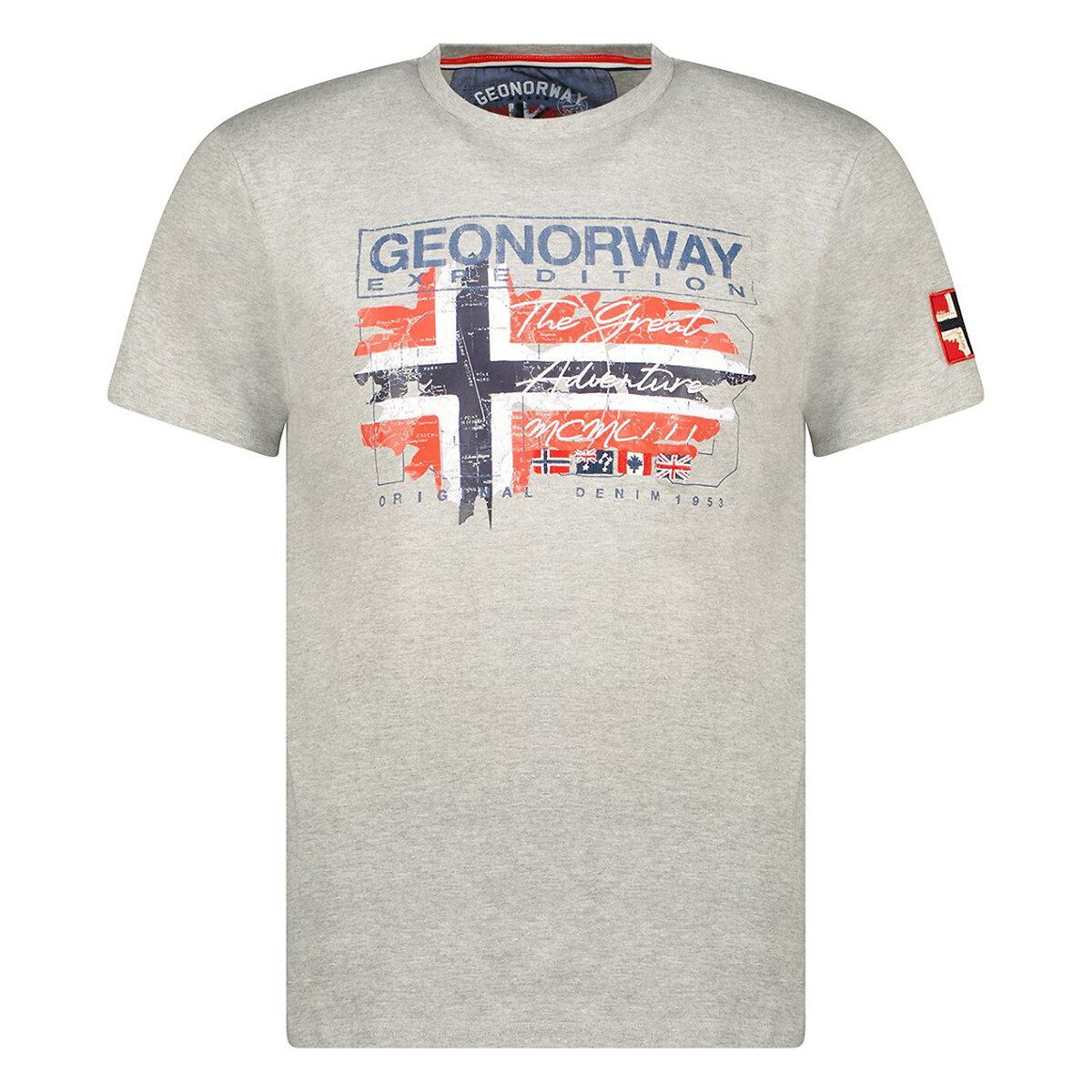 GEOGRAPHICAL NORWAY Bedrukt T-shirt met korte mouwen Jrusty