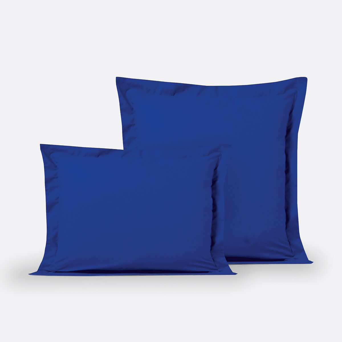 Funda de almohada de algodón con volante plano, Scenario. Talla 63 x 63 cm. Color
