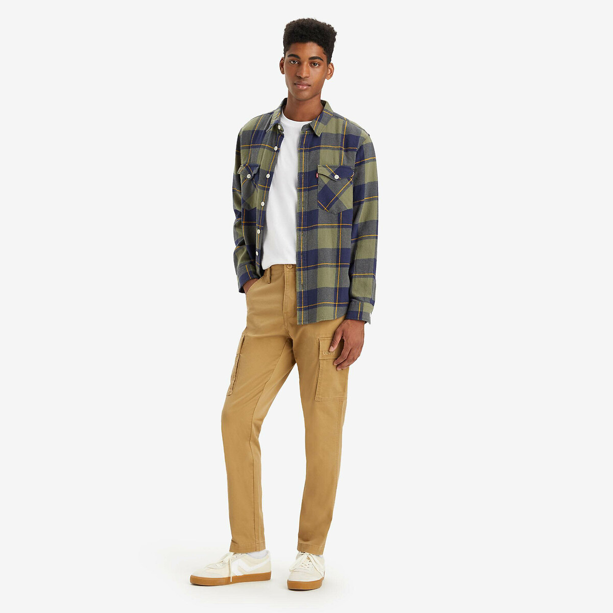 Levi's Xx Chino Slim Cargo Trousers Men's Beige W29 L32