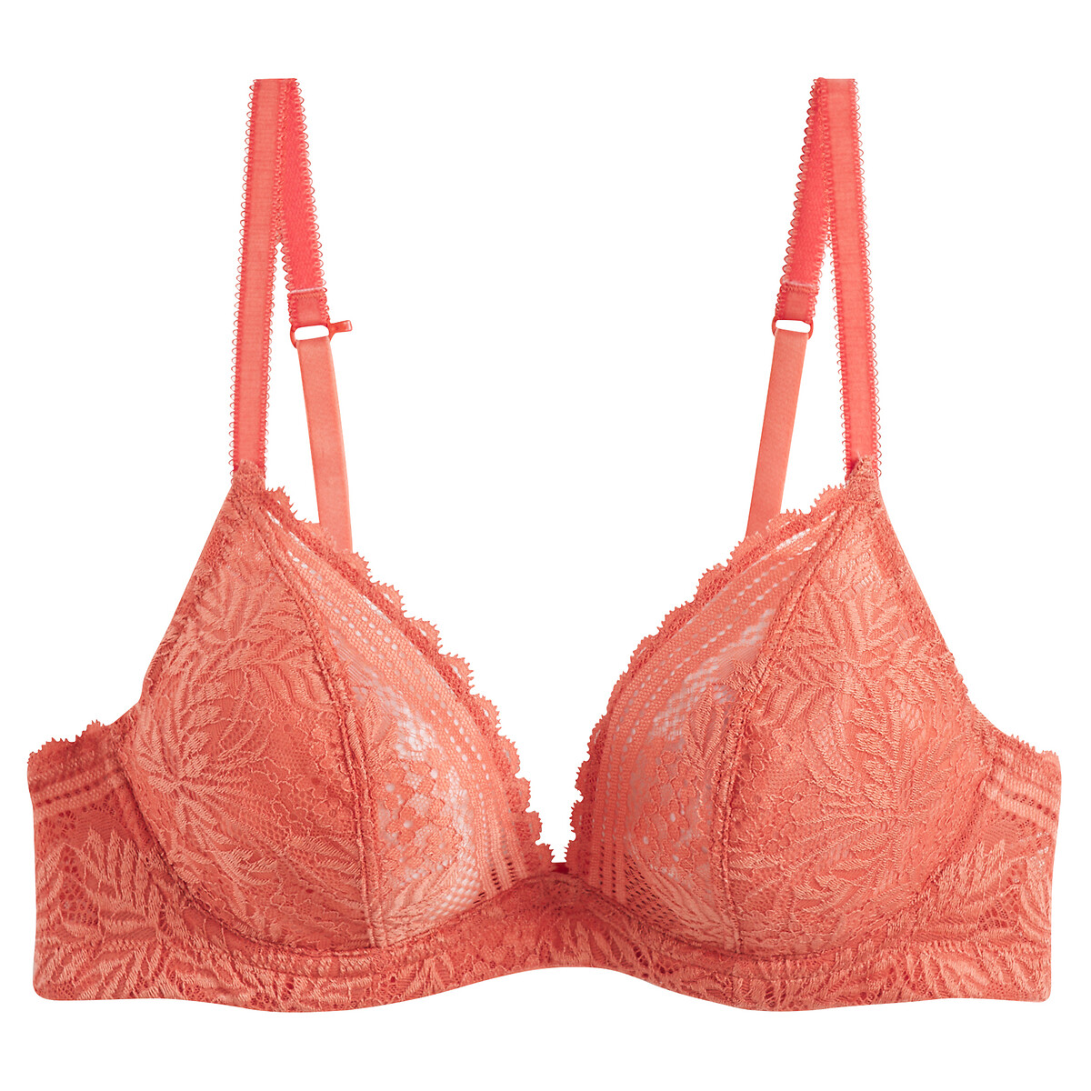 La Redoute Collections Signatures Jeanne Triangle Bra Women's Orange 36B