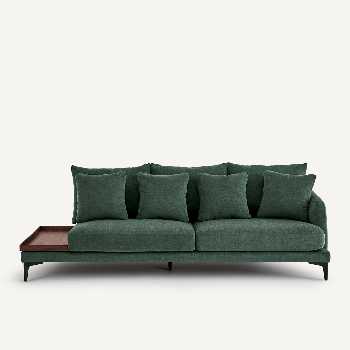 EMMANUEL GALLINA X AM.PM Halve bank met tafelblad, van polyestermix, MODERNISTE