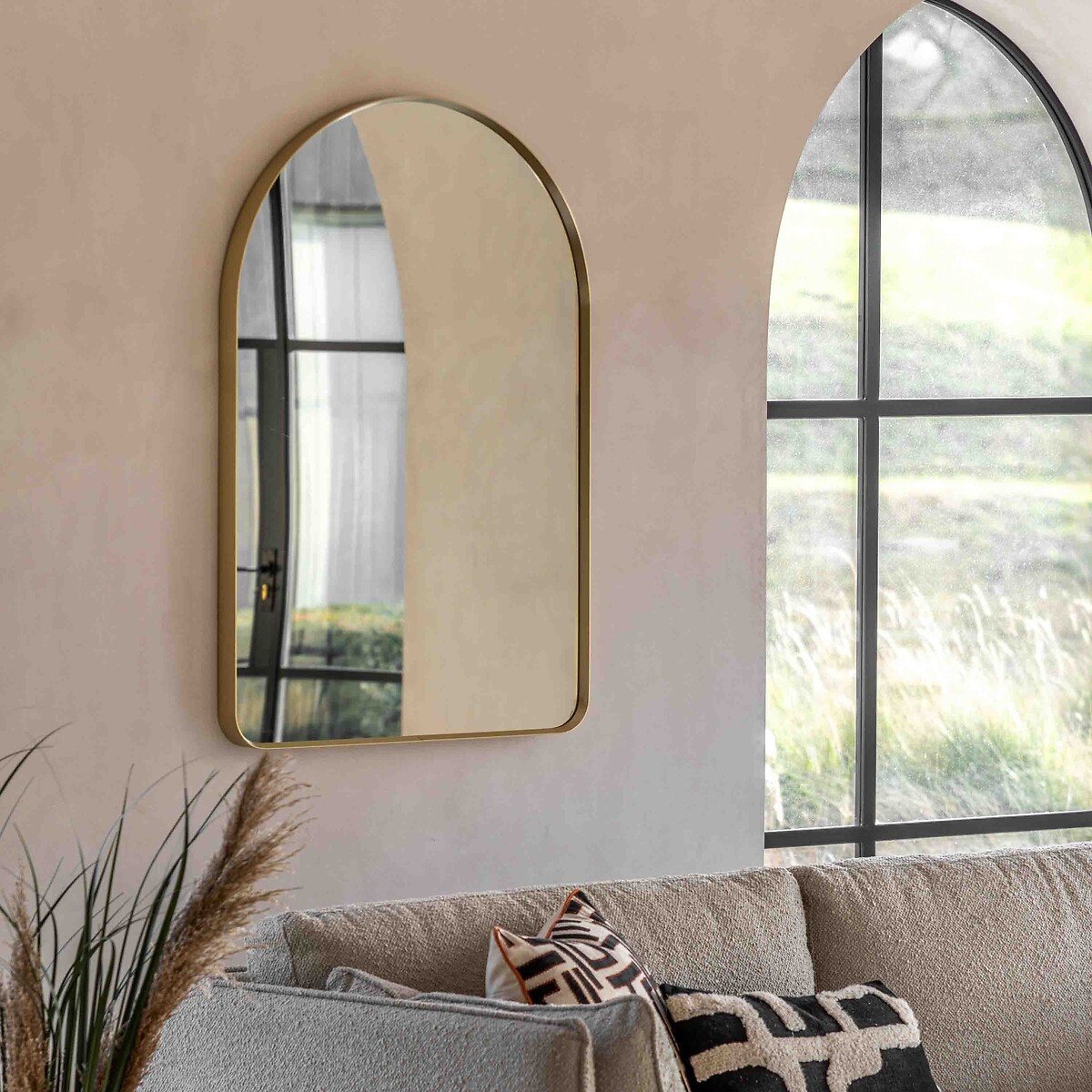 Édité 60X90cm Howarth Arch Mirror Unisex Gold-Coloured