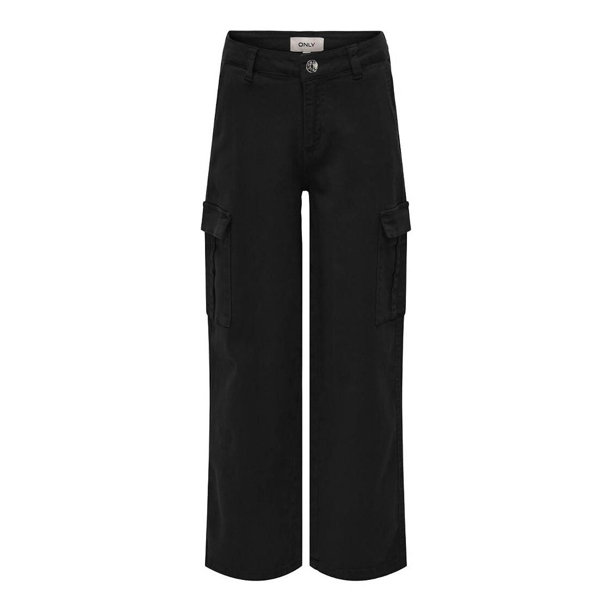 Click to view product details and reviews for Wide Leg Cargo Trousers In Cotton.