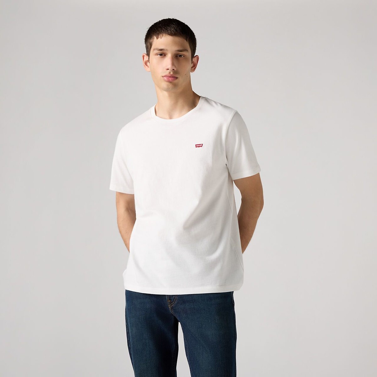 Levi's Original Housemark Cotton T-Shirt Men's White Extra Small