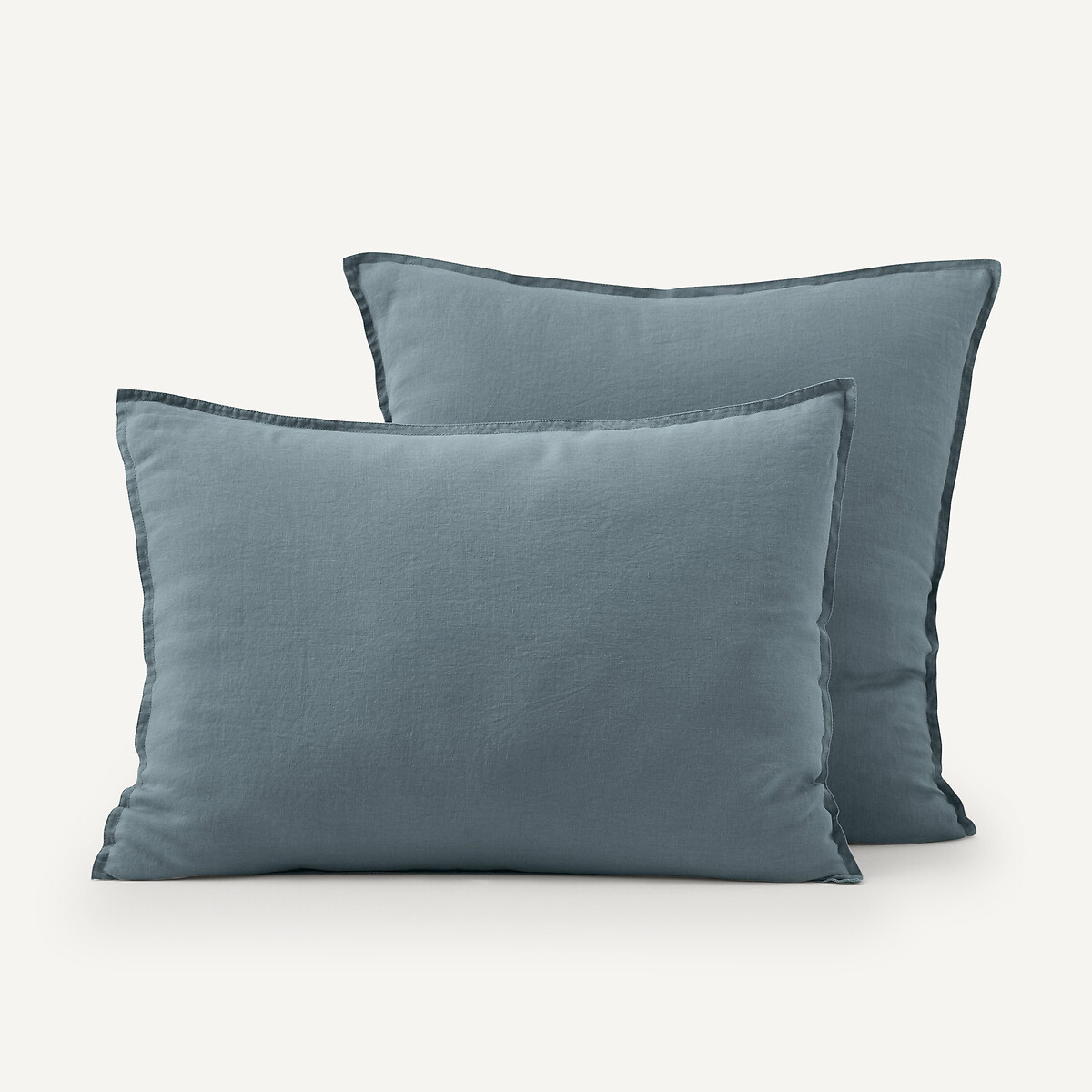Am.pm Elina Washed Linen Child's Pillowcase Unisex Celadon Blue Standard (50X70cm)