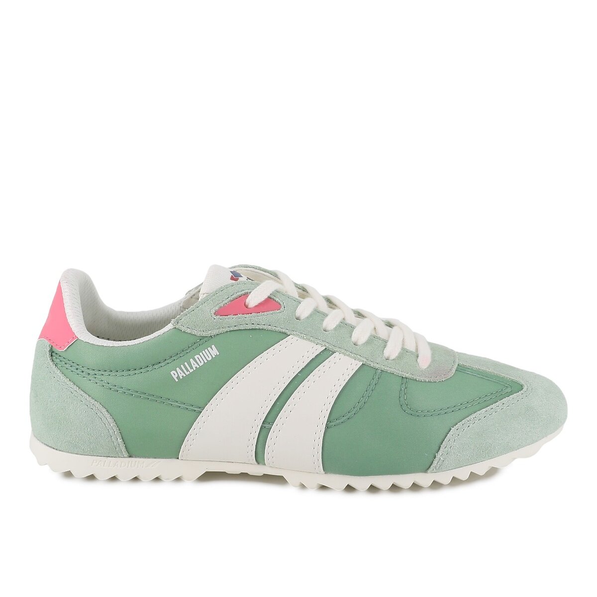 Palladium Pallaracer Flame Trainers Women's Green Size 37 (4)