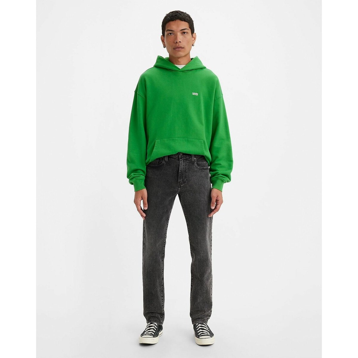 Levi's 502™ Straight Tapered Jeans Men's Dark Black Worn In W36 L32