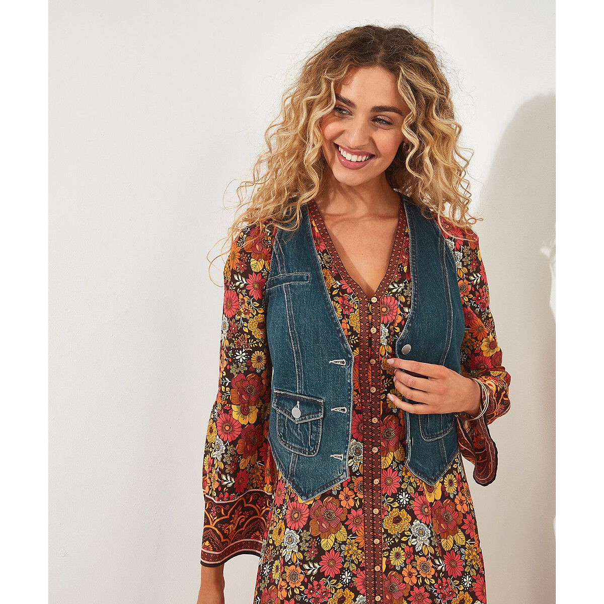 Joe browns Vest in denim, zonder mouwen Lennox