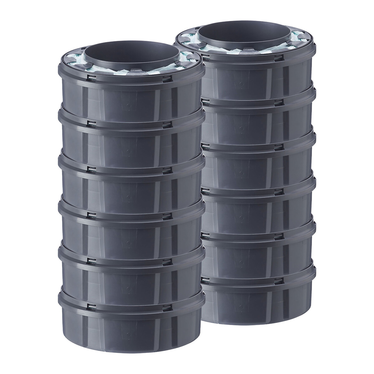 Tommee Tippee Bin Twist And Click Refills 12 Pack Grey Infant