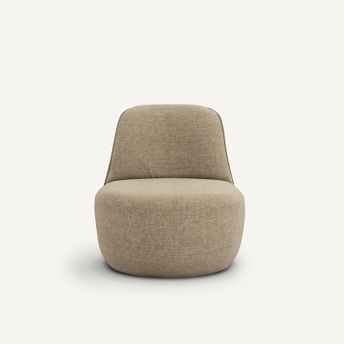 Fauteuil pivotant chenille recyclée, Rosebury