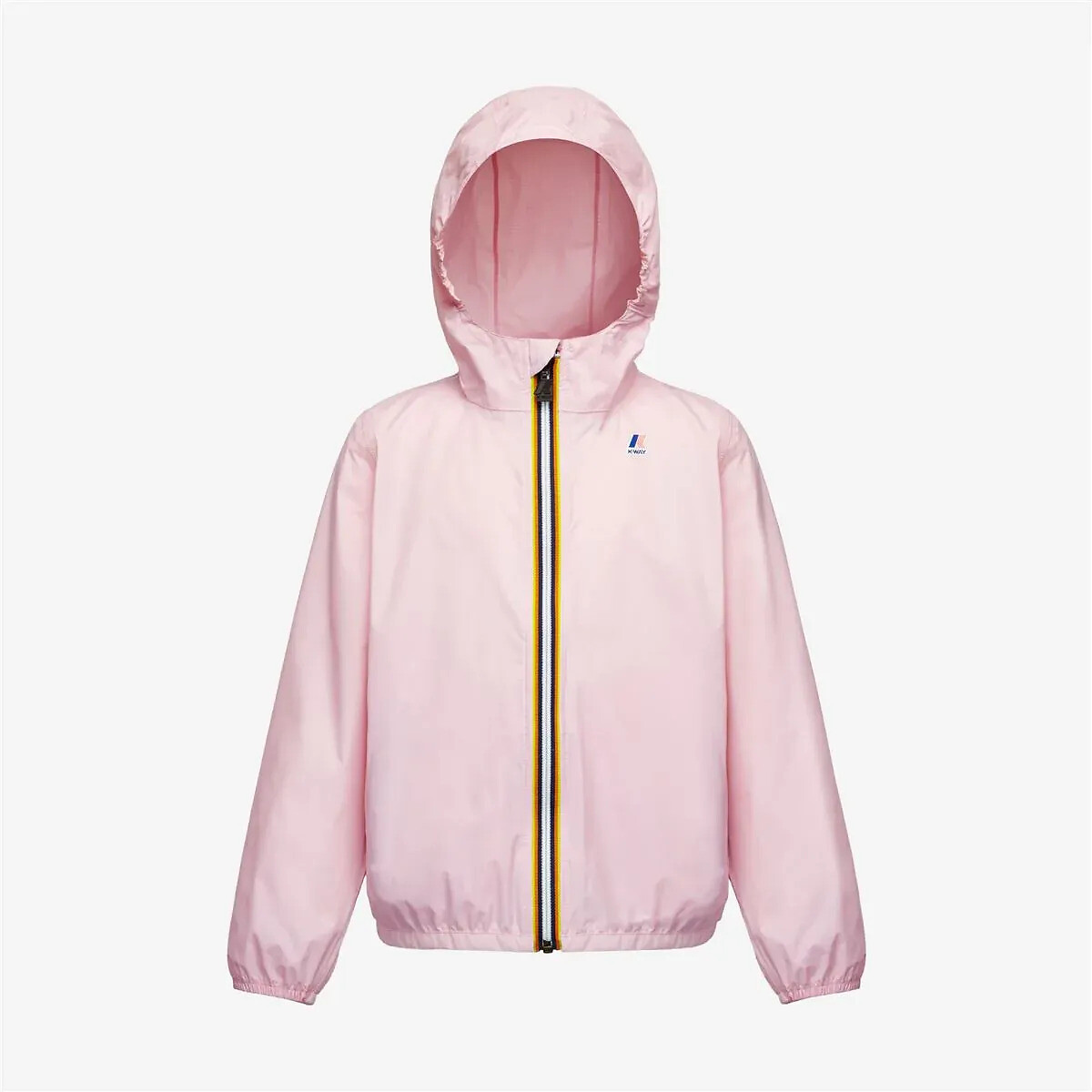 K-Way Pastel Pink Claude Zipped Hooded Windbreaker 14Y (156Cm)