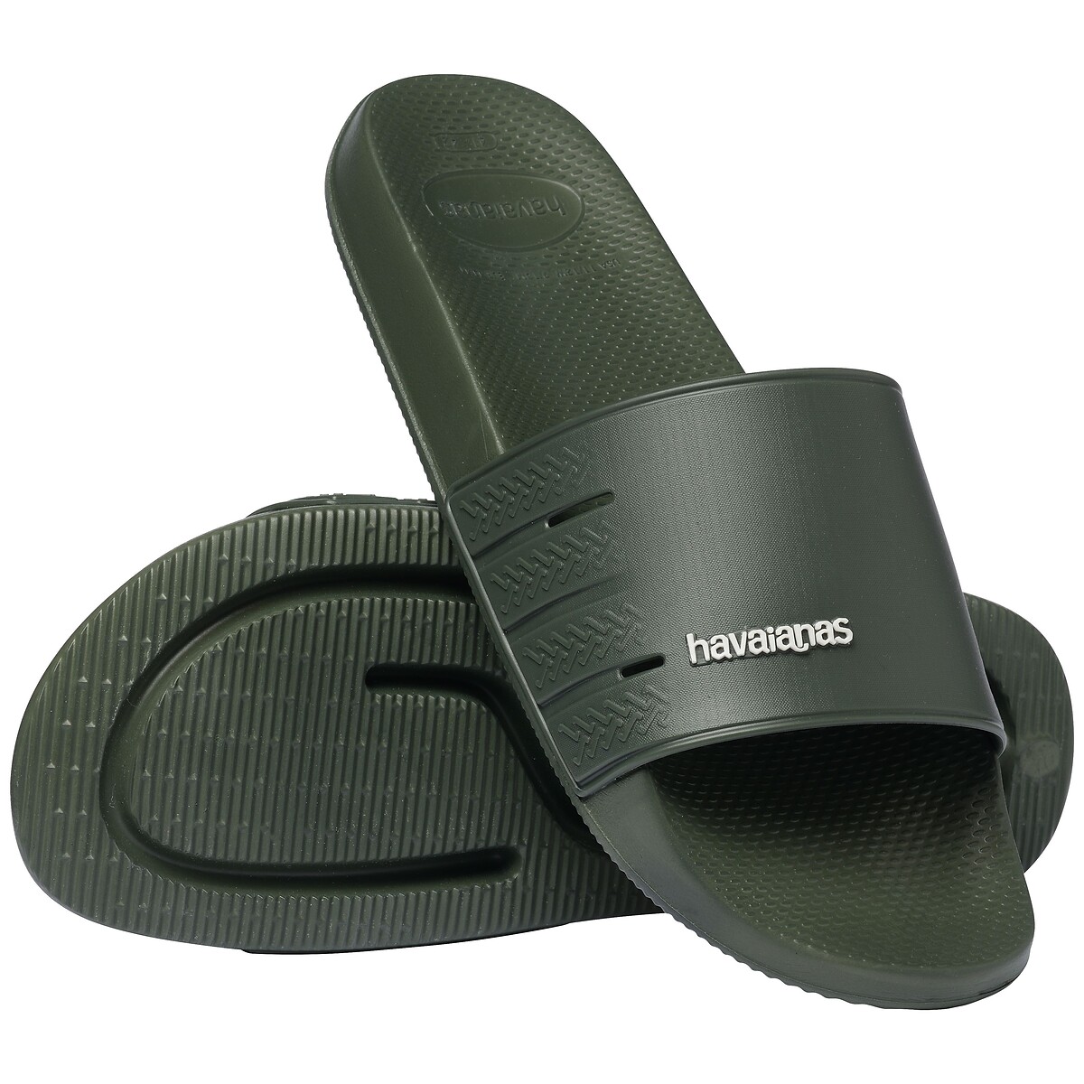 Mules Havaianas Slide Strap kaki, HAVAIANAS