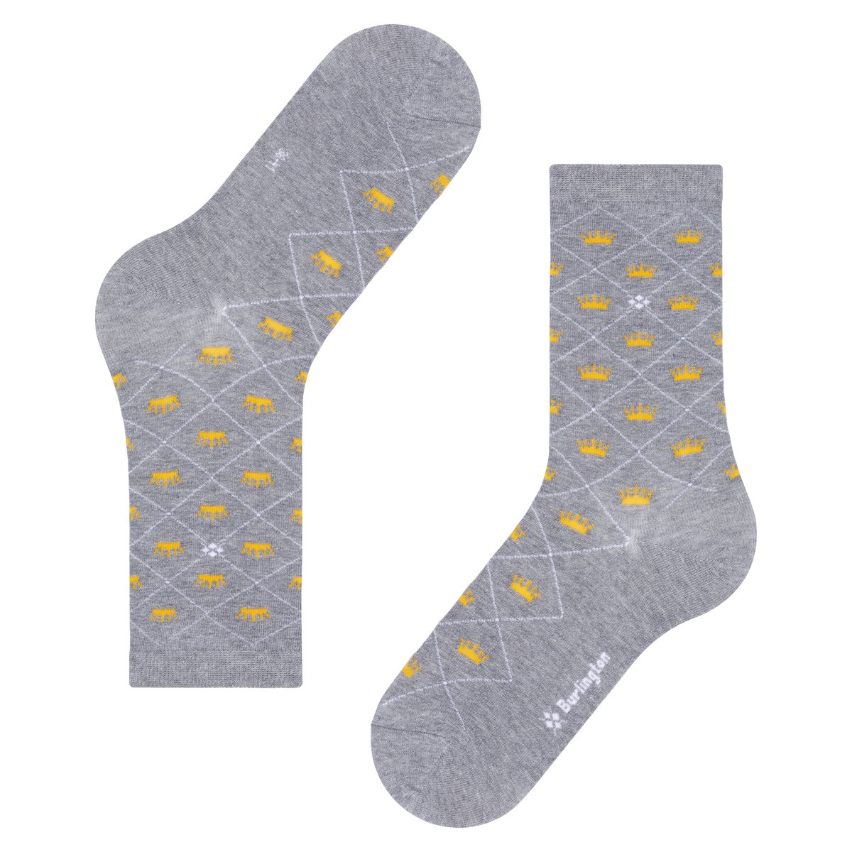 Chaussettes Crown Opaque gris pâle, BURLINGTON