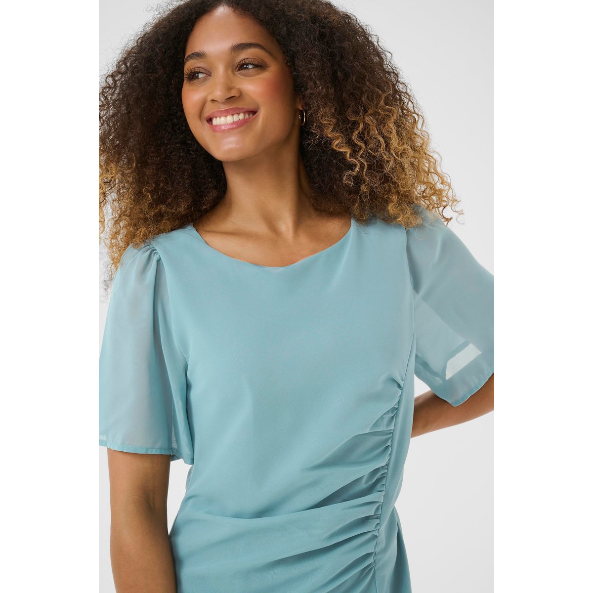 Dress bleu stone blue, CREAM