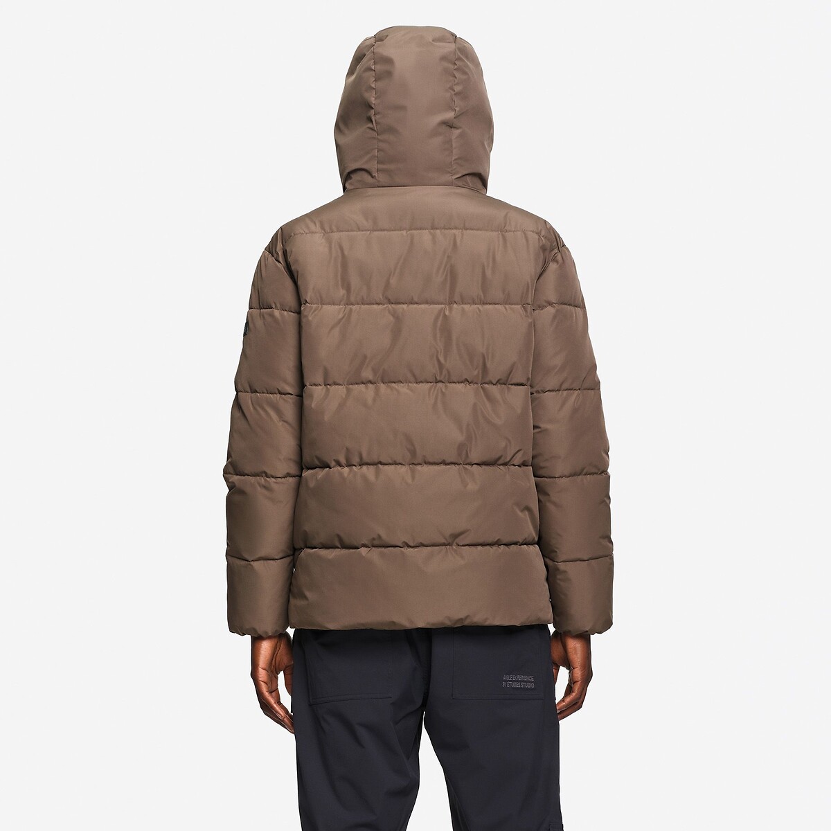 Chaqueta acolchada muy cálida y repelente al agua beige oscuro, AIGLE