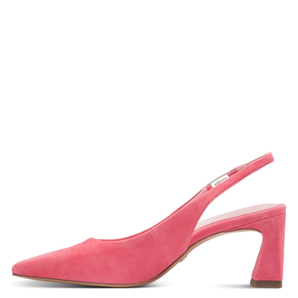 escarpin en cuir rouge foncé, TAMARIS