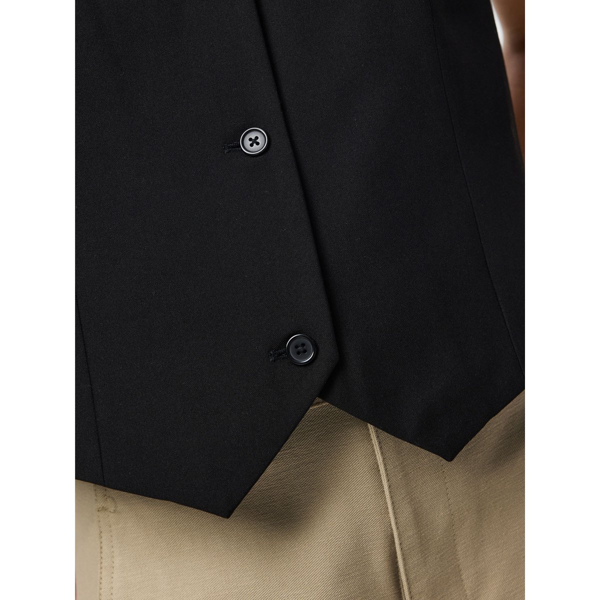 Gilet noir - black1, PIECES