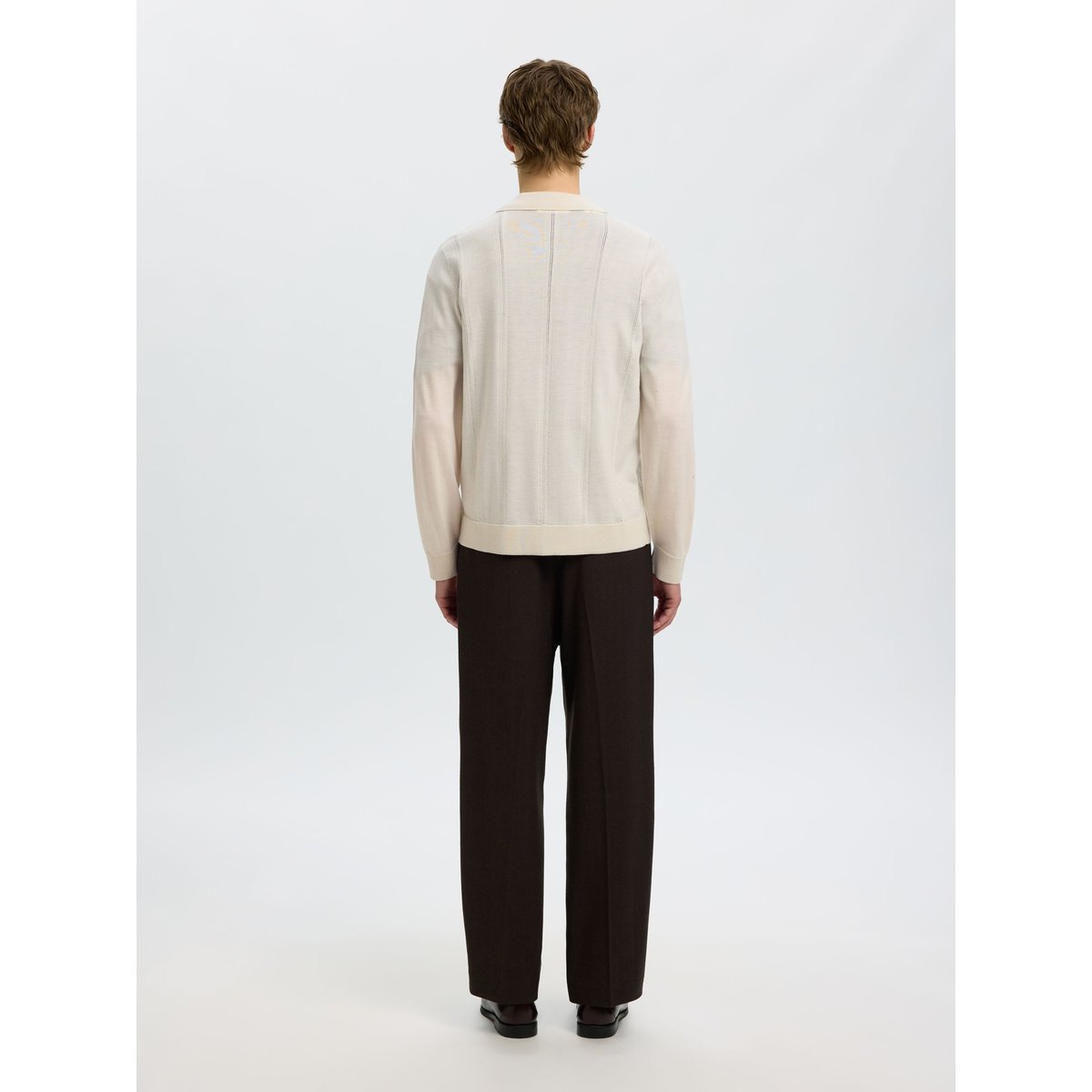 Cardigan gris - silver birch1, SELECTED