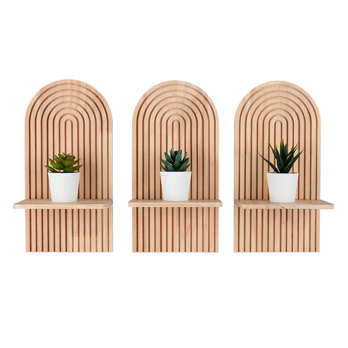 Étagère en bois, ELEA marron, BOITE A DESIGN
