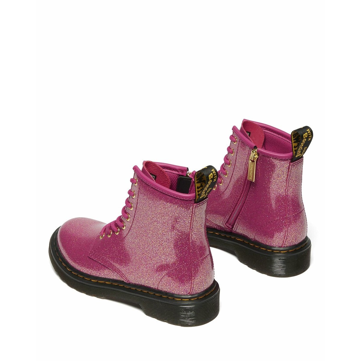 Boots en cuir 1460 J Nebula Glitter fuchsia, DR. MARTENS