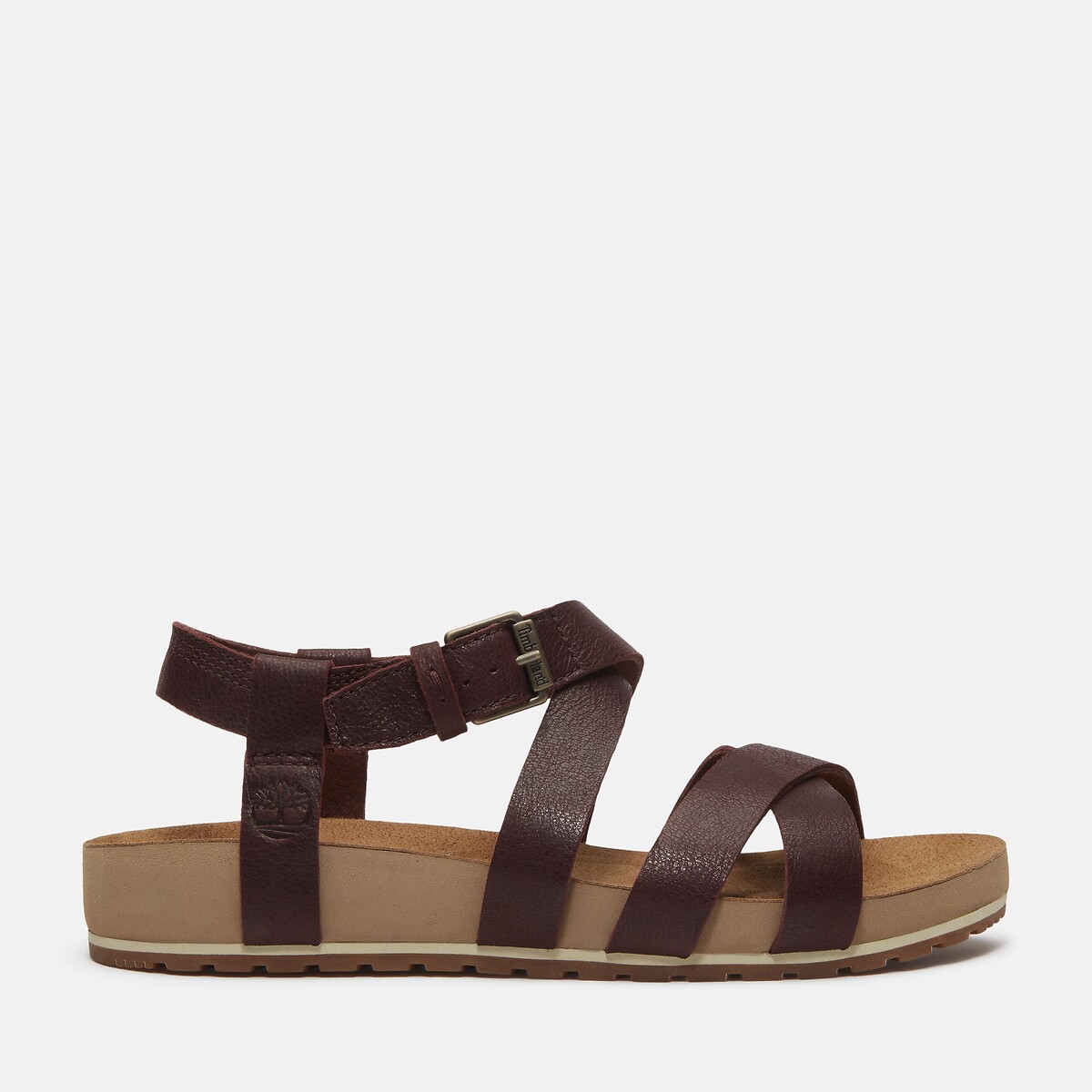 Sandales en cuir Malibu Waves bordeaux foncé, TIMBERLAND