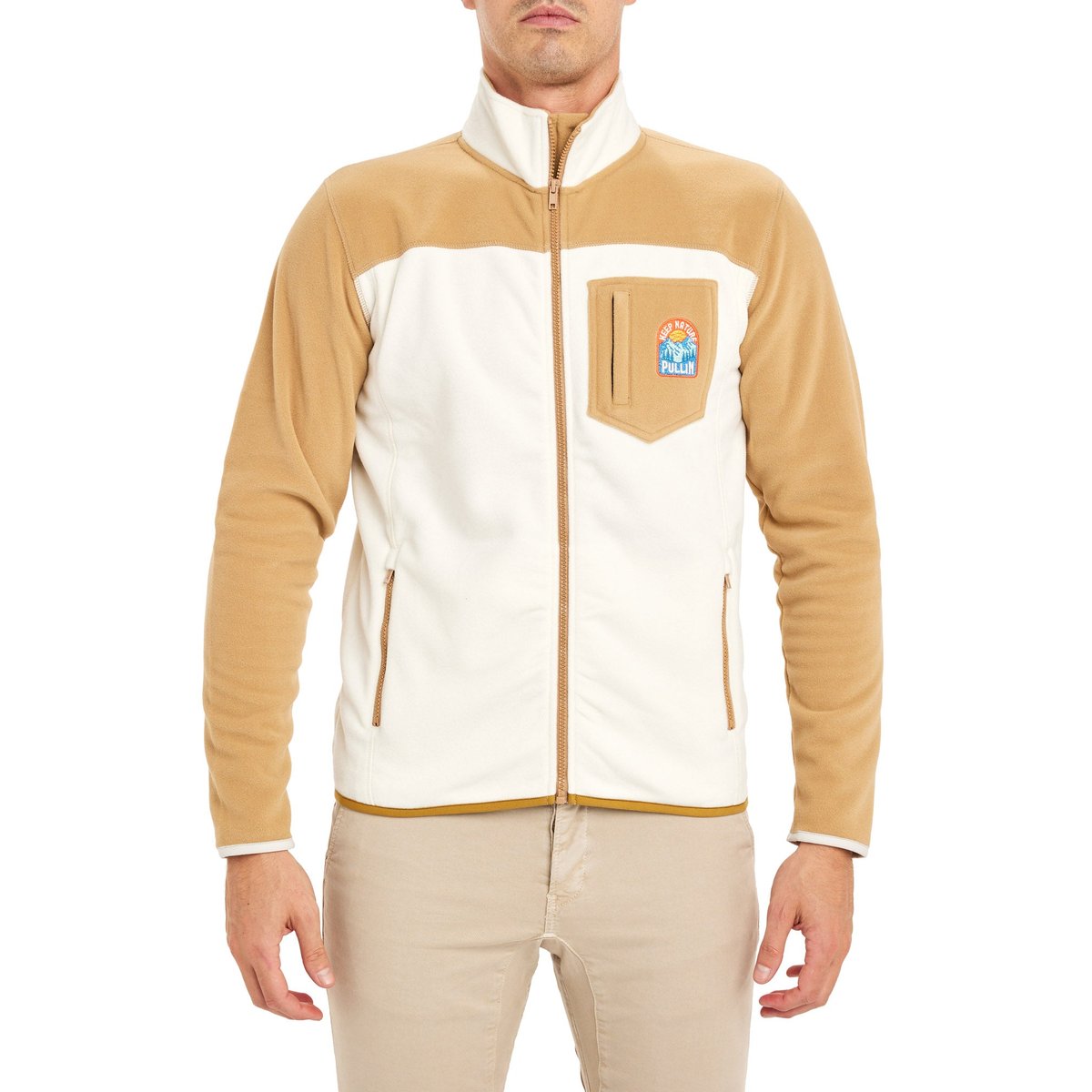 VESTE POLAIRE BRONZE beige, PULLIN