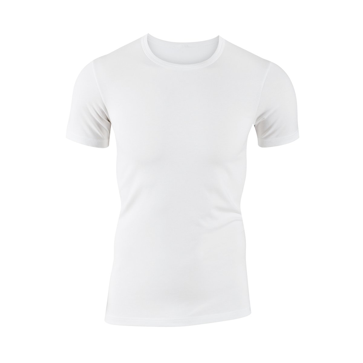 T-shirt manches courtes Coton EVOLUTION blanc, CALIDA