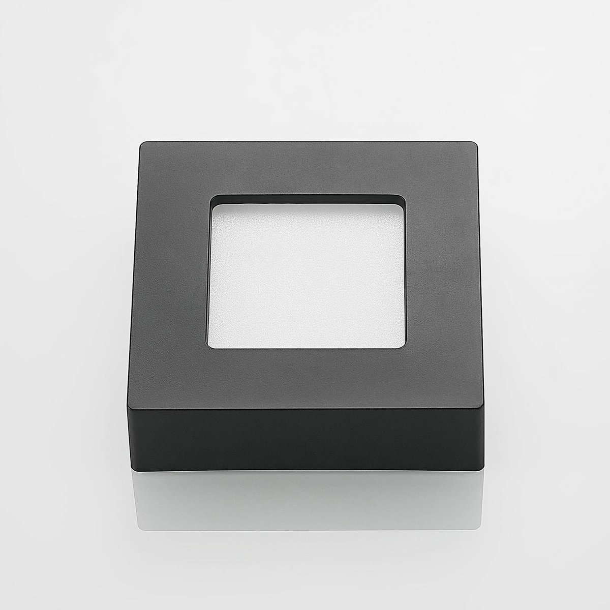 Plafonnier en aluminium moderneLED, Alette noir, blanc, PRIOS