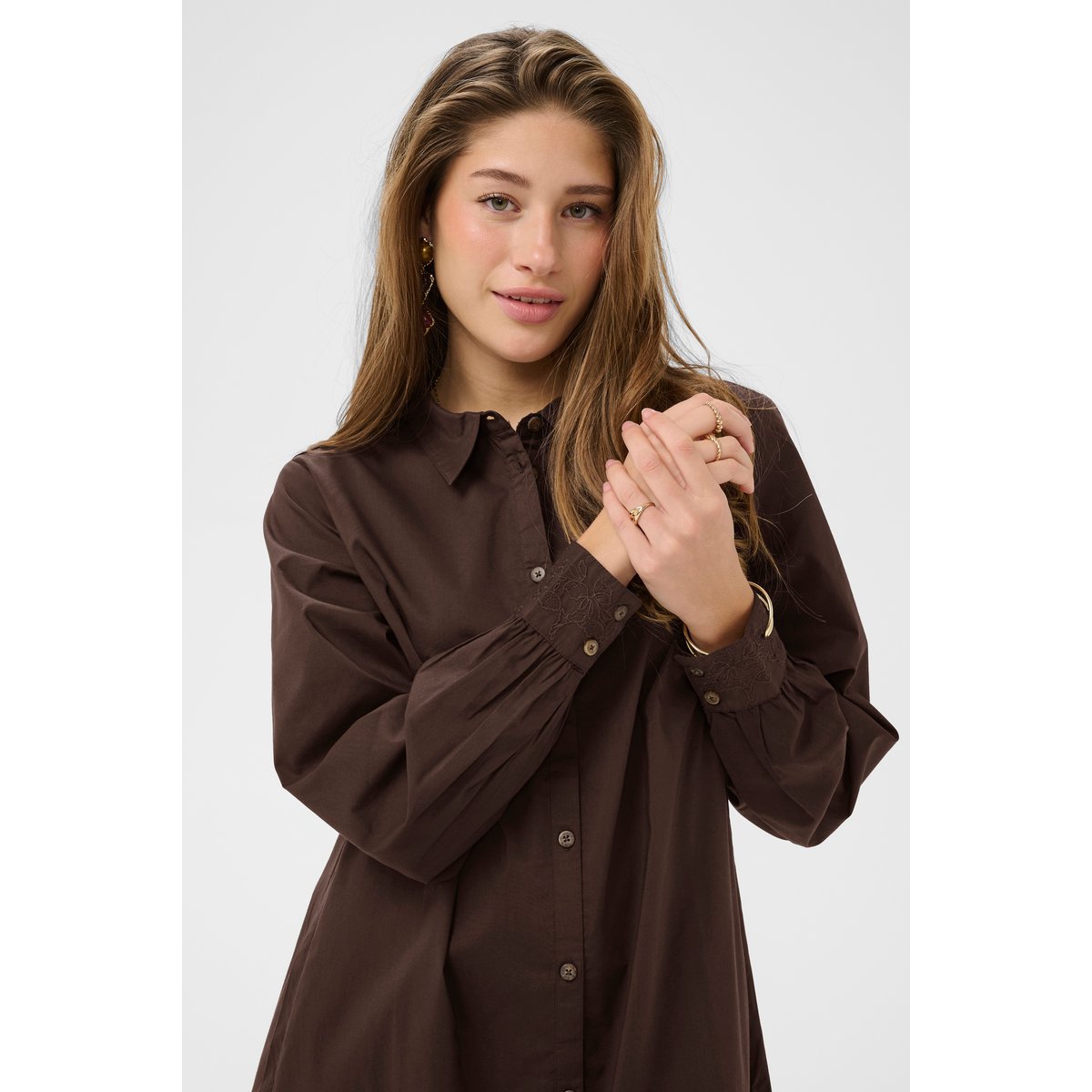 Robe marron java, CREAM
