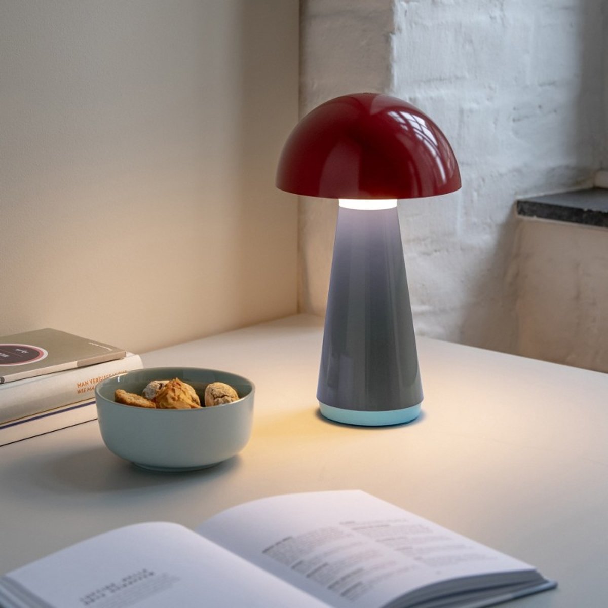 Lampe portable led BOB rouge, REMEMBER