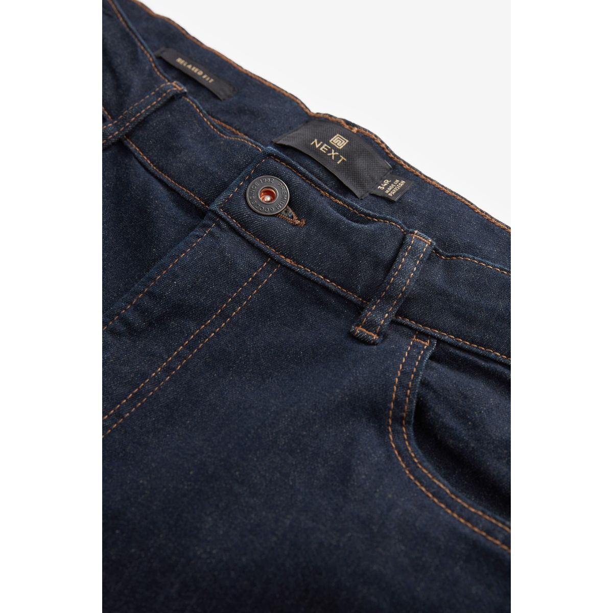 Jean décontracté stretch essentiel bleu, NEXT