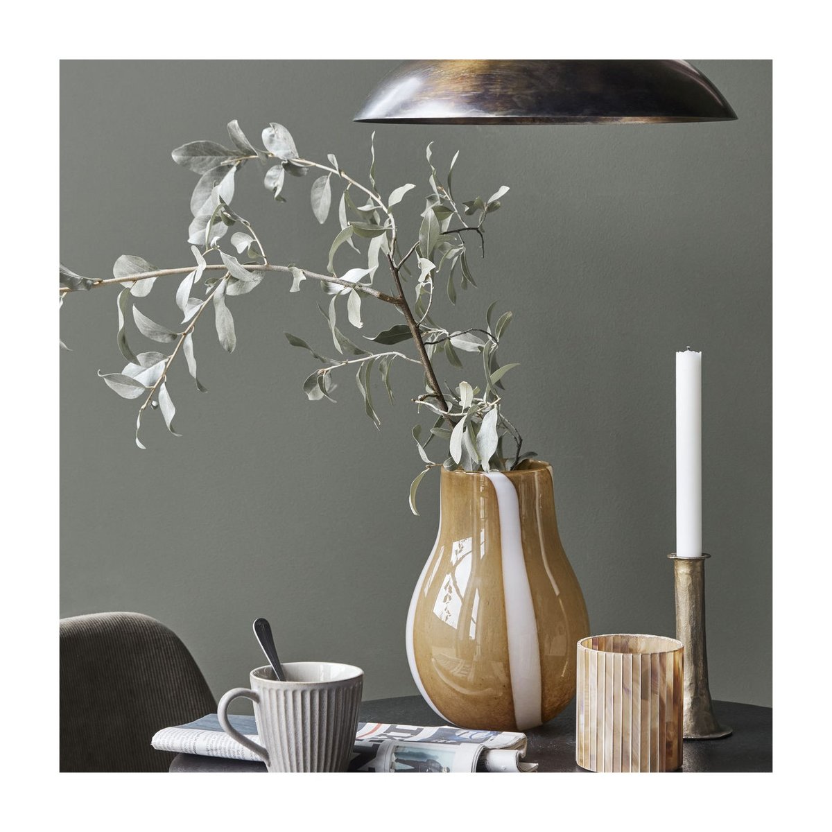 Vase Mooni ambre, HOUSE DOCTOR