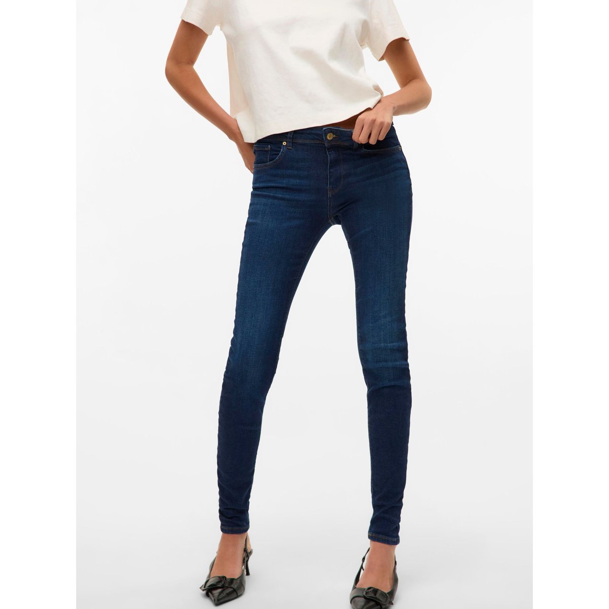 Jean Slim dark blue denim, VERO MODA