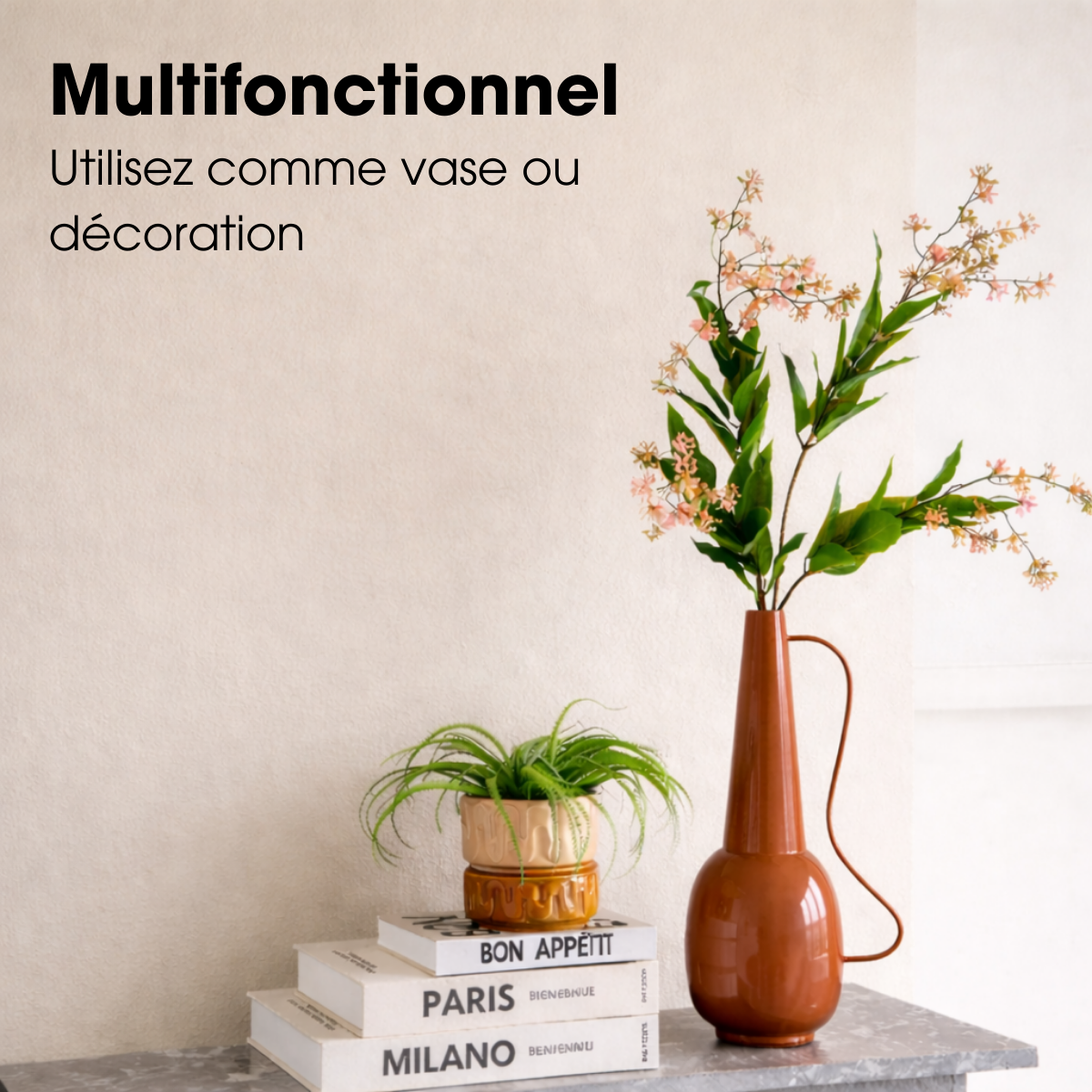 Vase TOSNO brun, MICA DECORATIONS
