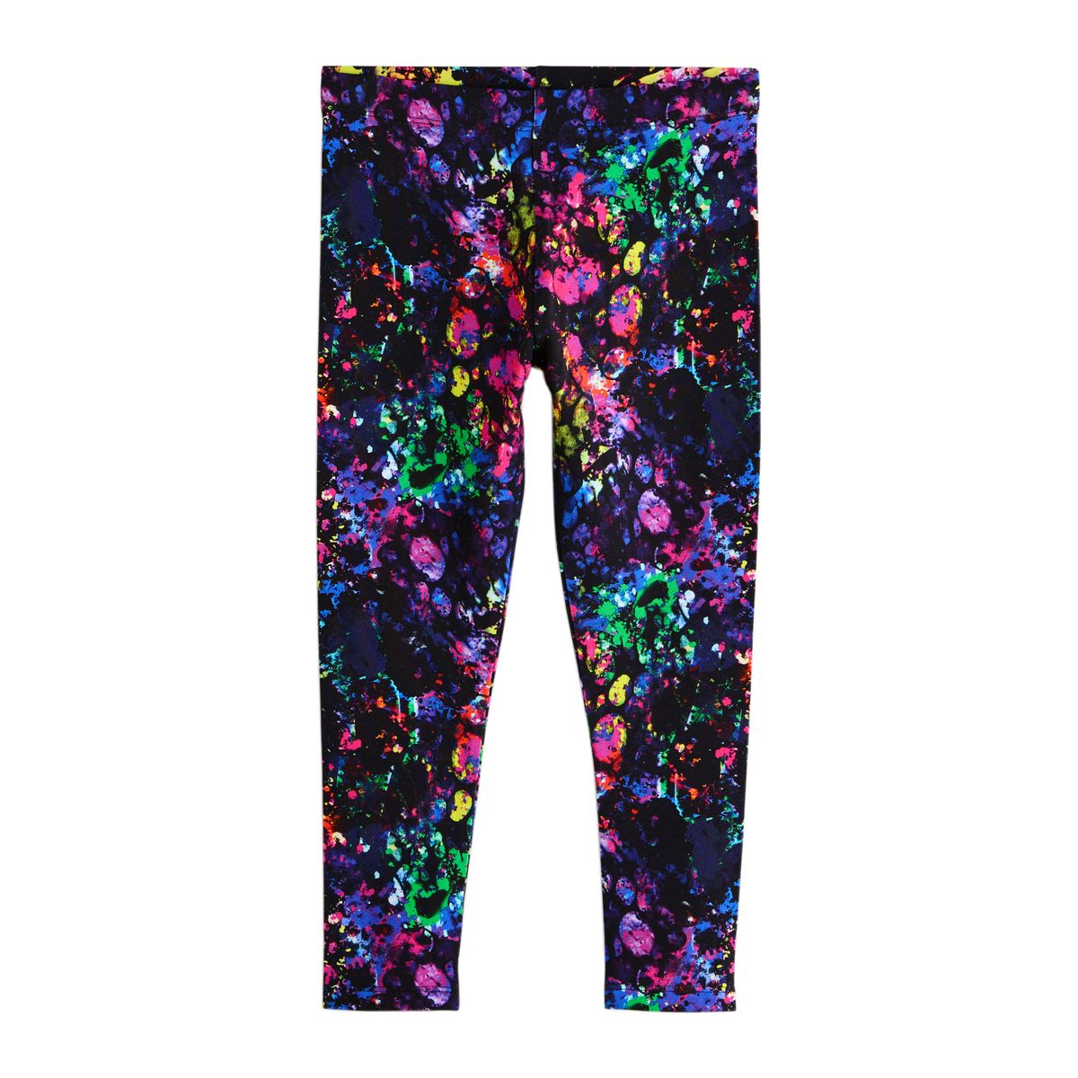 Legging, lot de 5 violet/éclaboussé, NEXT