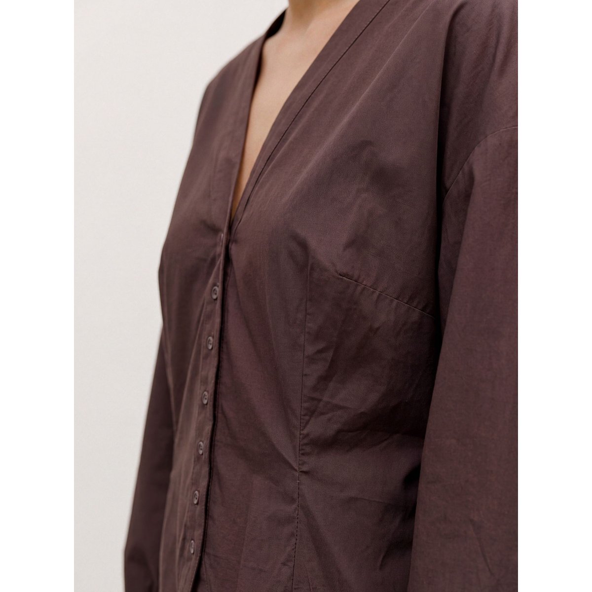 Chemise marron - chocolate torte 1, VERO MODA