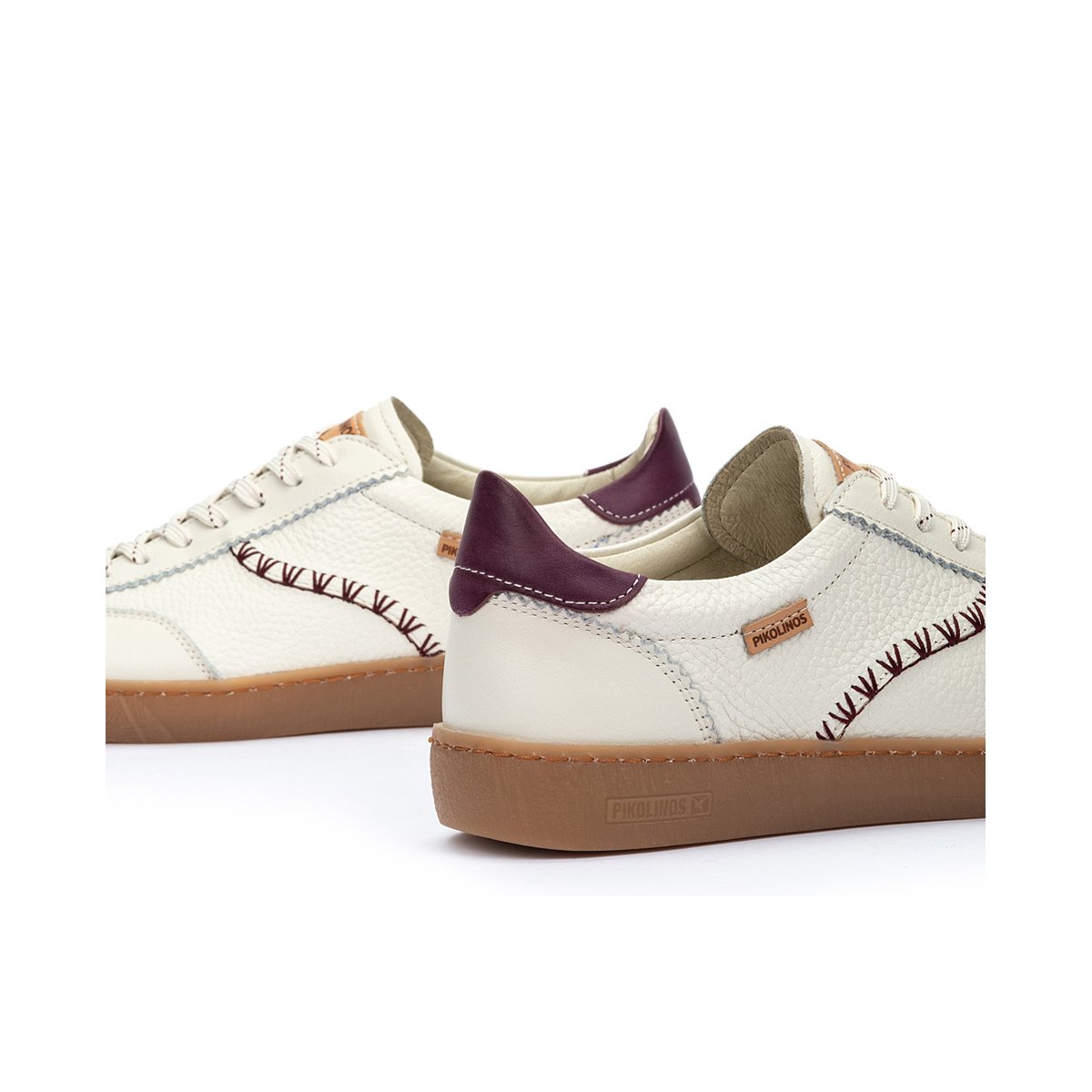 Baskets cuir Lanzarote off white, PIKOLINOS