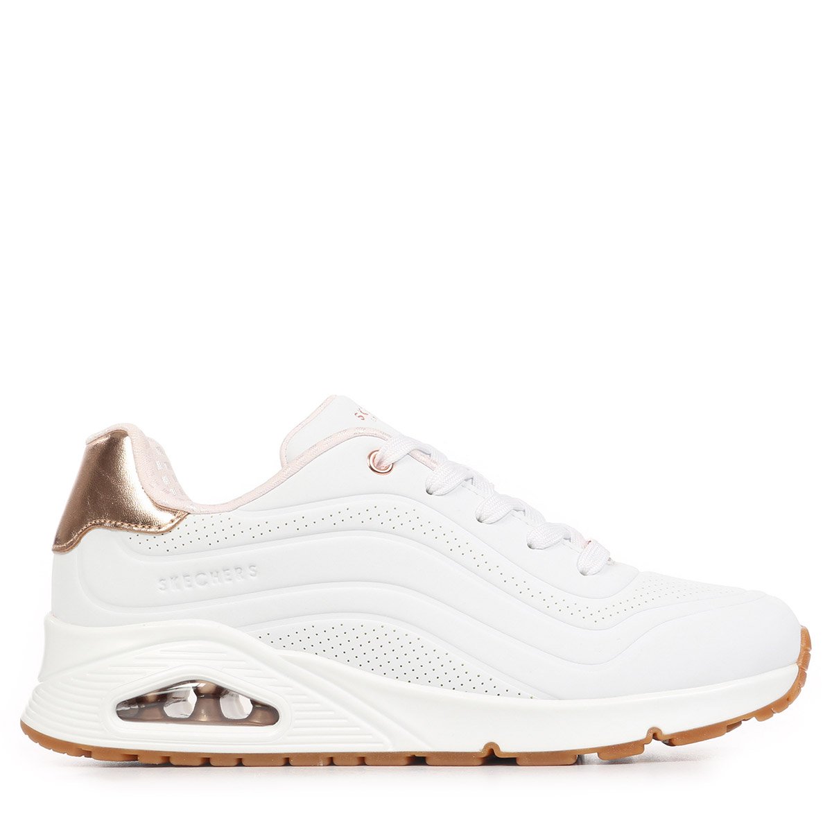 Baskets UNO GEN1 SHIMMER WAVE white, SKECHERS