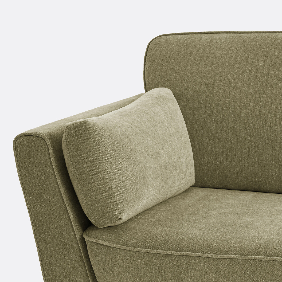Canapé polyester chiné, 3 ou 4 places, Tasie vert eucalyptus, LA REDOUTE INTERIEURS