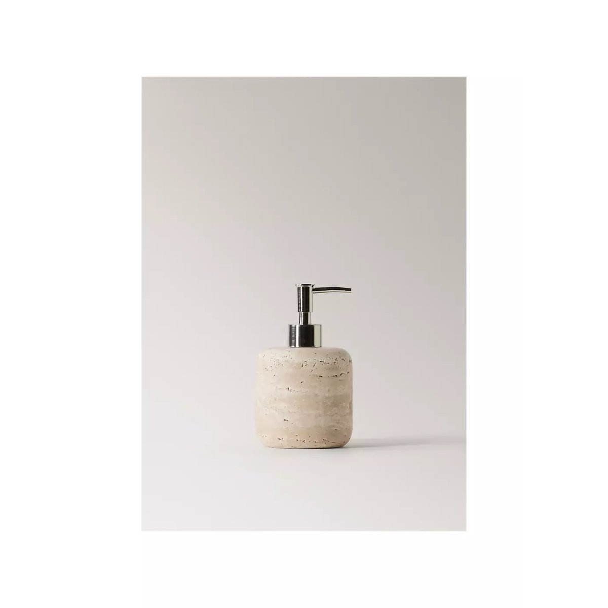 Distributeur de savon marbre écru, MANGO HOME