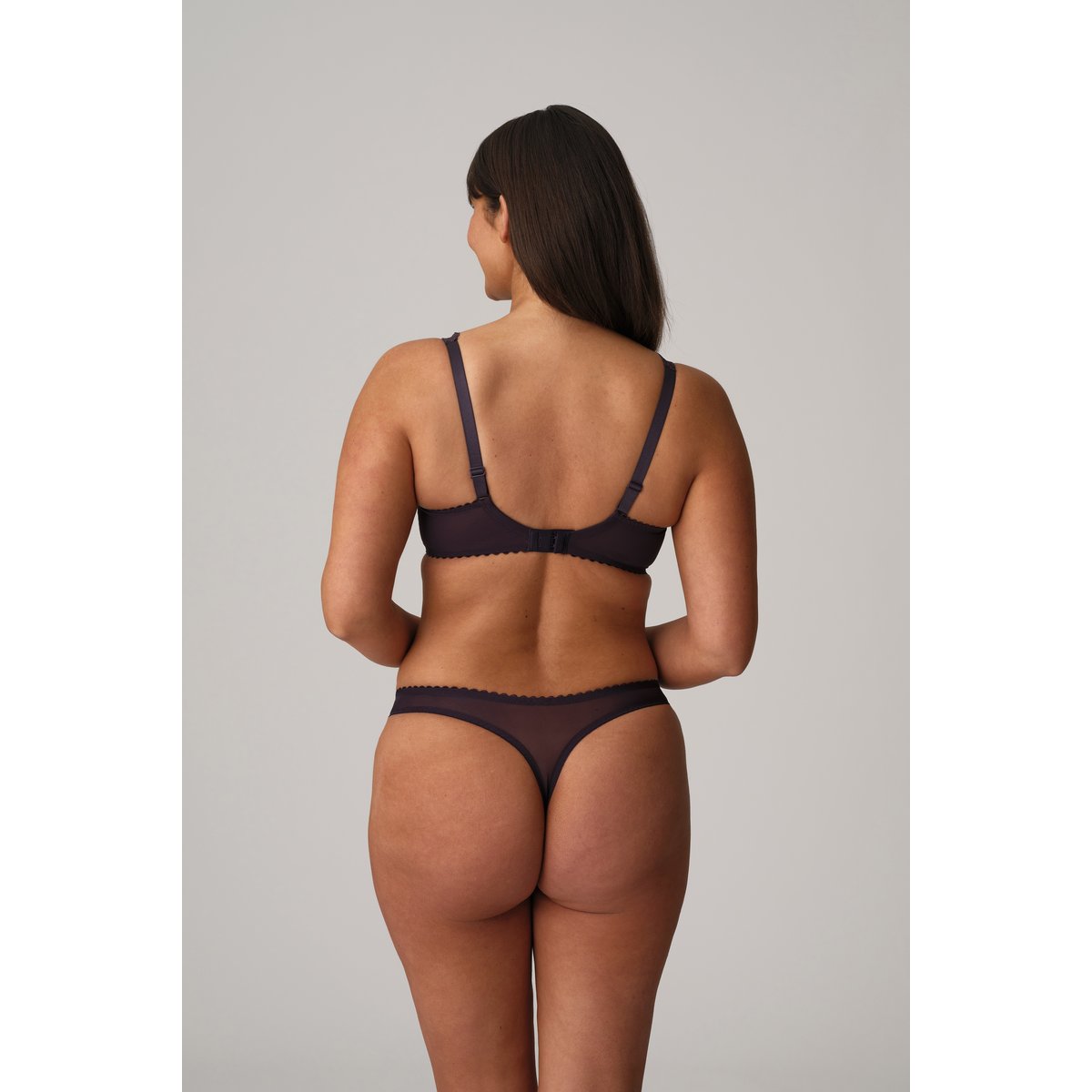 Balconnet couture verticale MALBA violet - améthyste, PRIMADONNA