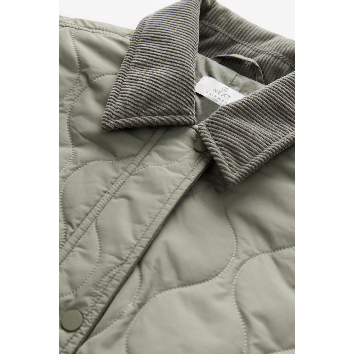 Veste matelassée avec col vert sauge, NEXT