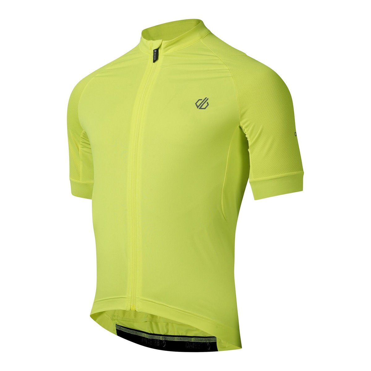 Maillot de cyclisme manches courtes LIGHTNING jaune fluo, DARE 2B