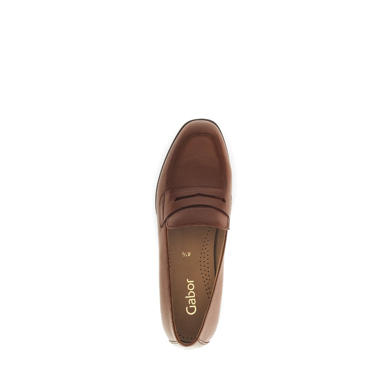 Mocassins en cuir à talon décroché block sattel, GABOR